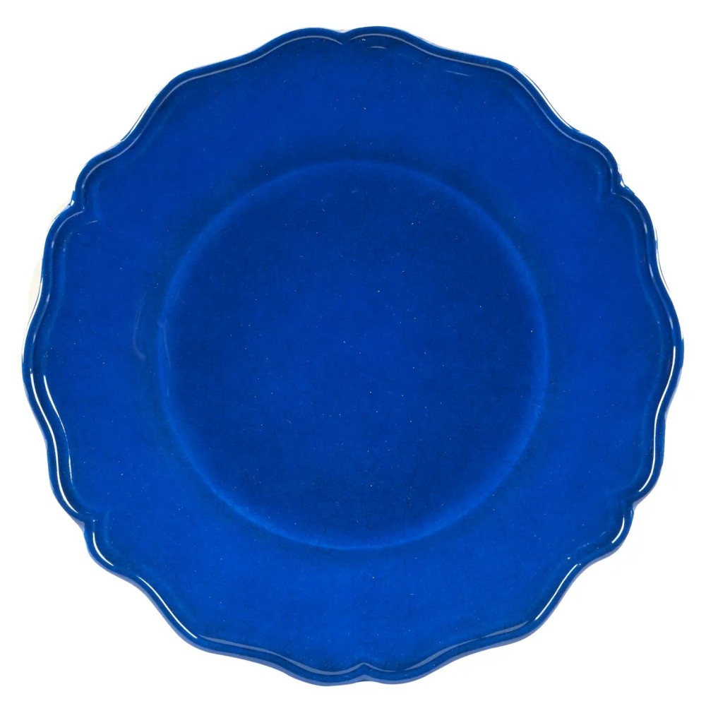 Assiette à salade 100 % mélamine Indigo 9po, 27,94cm