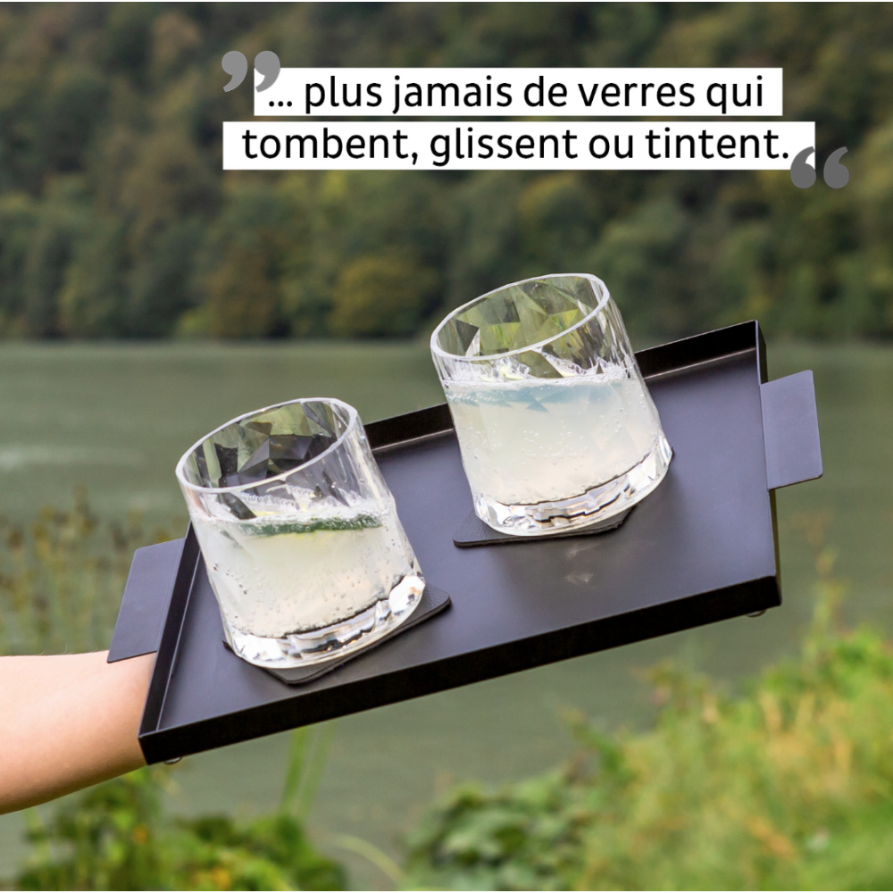 2 Verres en Plastique Magnétiques TUMBLER