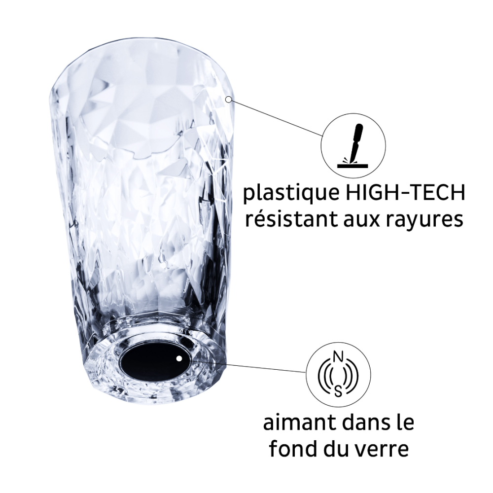 Verres en Plastique Magnétiques LONGDRINK