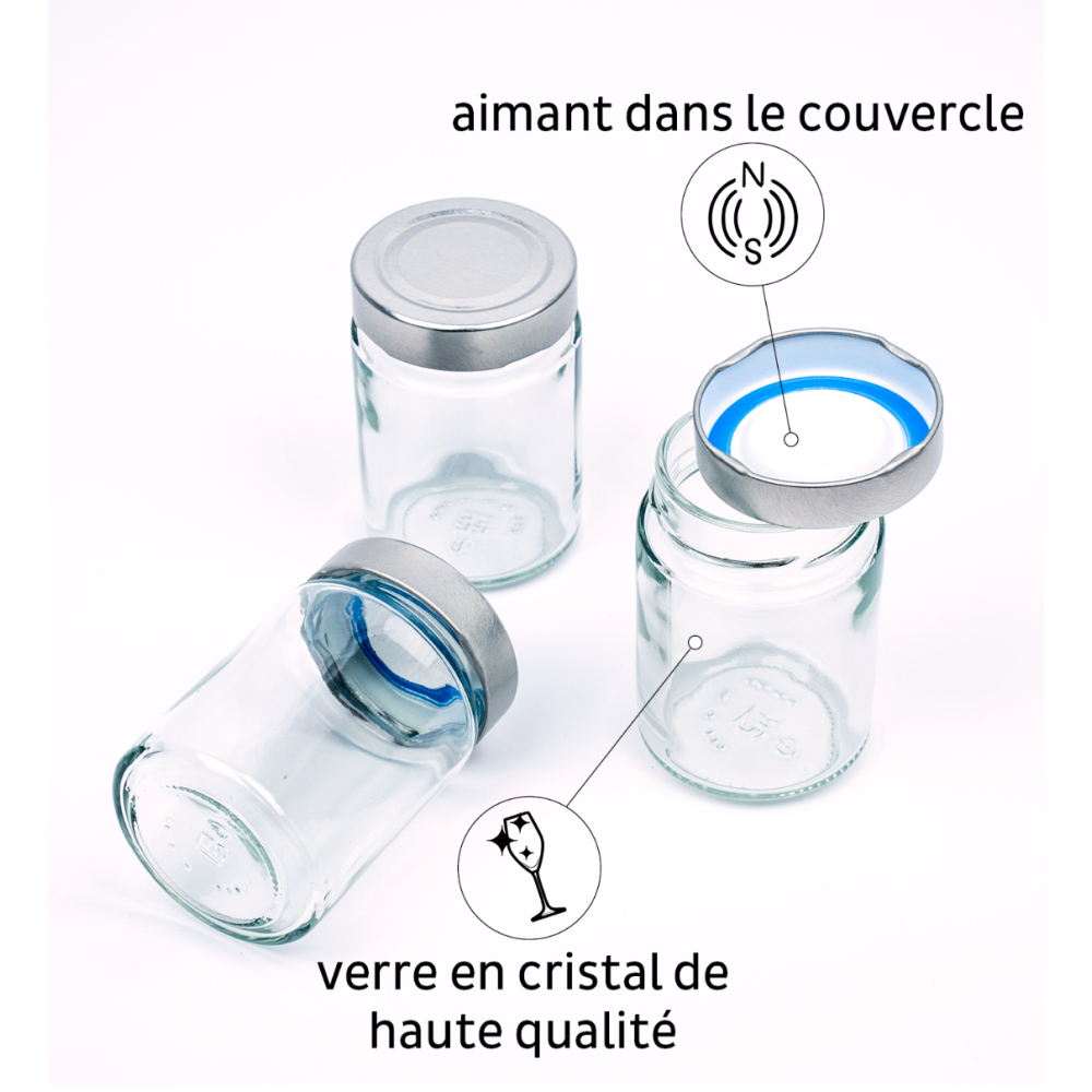 6 Verres d’épicerie fine WHITE & CLASSY 192 ml