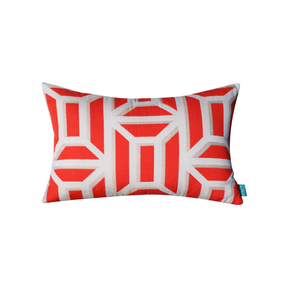 Palermo Orange Outdoor Cushion Set